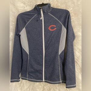 Chicago Bears Majestic Women’s Fan Fashion Therma Base Full Zip Jacket. XS
